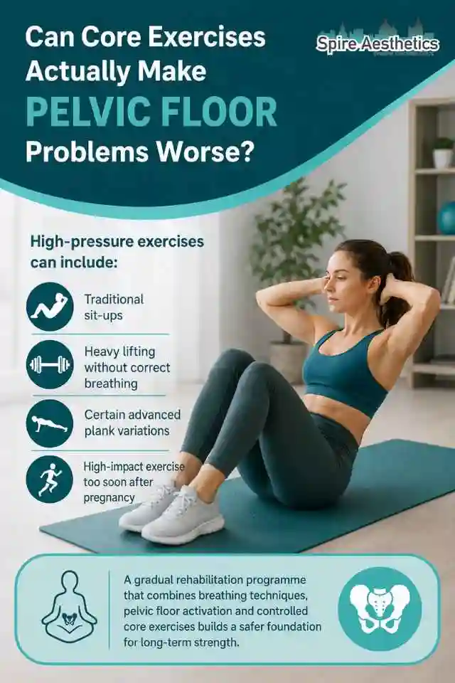 Can Strengthening Your Core Alone Actually Make Pelvic Floor Problems Worse Cheltenham?